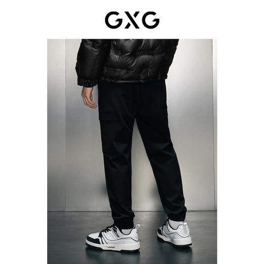 GXG男装 黑色收口工装长裤 冬季热卖GEX10225774 商品图3