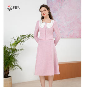 司歌小香风粗花呢套装职业修身TO901184x