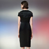 EITIE爱特爱夏季新款设计感小众法式连衣裙气质修身礼服7777418 商品缩略图5