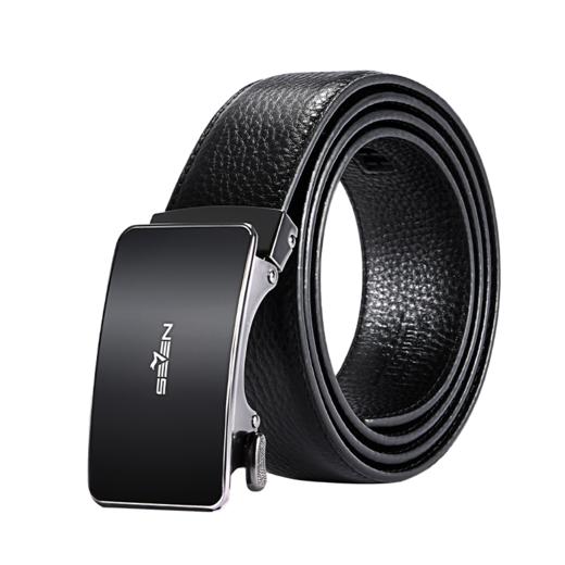 【婚礼季】柒牌男装配饰自动扣腰带2025秋季新款商务经典休闲真皮皮带礼盒装127P70160 商品图5