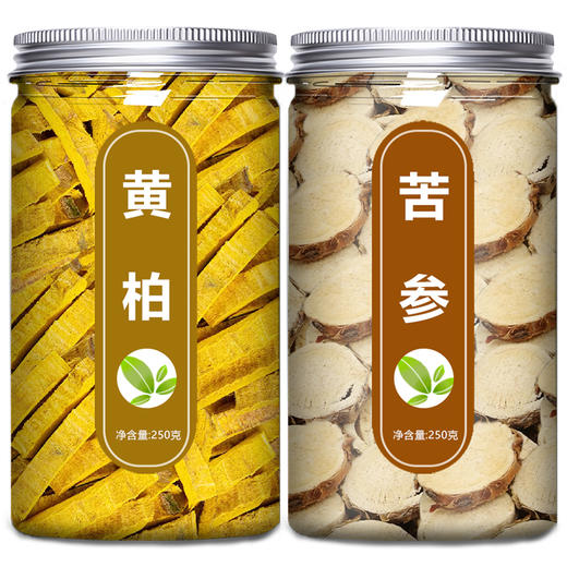 黄柏苦参中药材正品官方旗舰店野生泡水茶黄白栢皮苦叁片粉500g克 商品图4