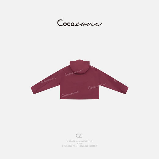 COCO ZONE 2025春季简约休闲连帽抽绳女式外套CD2A0032 商品图1