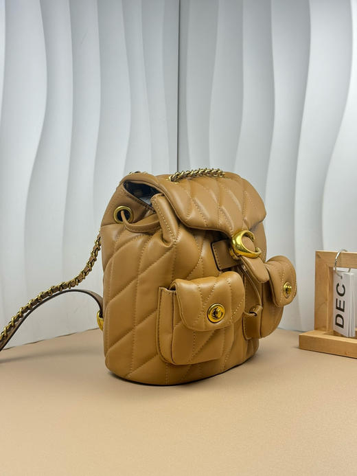 春季特惠💰560 Coach/蔻驰新款 双肩包CU076 CU077經典Tabby系列的小背包 商品图1