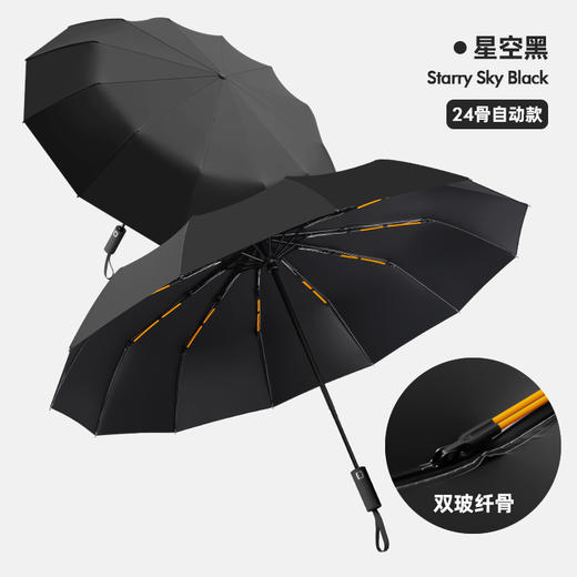 【16骨全自动雨伞】晴雨两用 防紫外线折叠伞 高级感太阳伞 时尚出行 抗风伞架 商品图13
