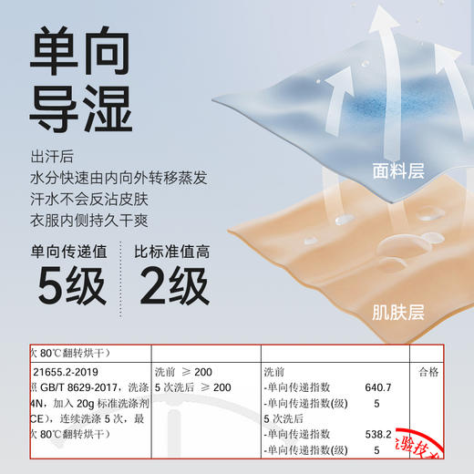 十如仕单向导湿夏季短袖t男士圆领透气舒适户外休闲简约男T恤-T33-01 商品图4