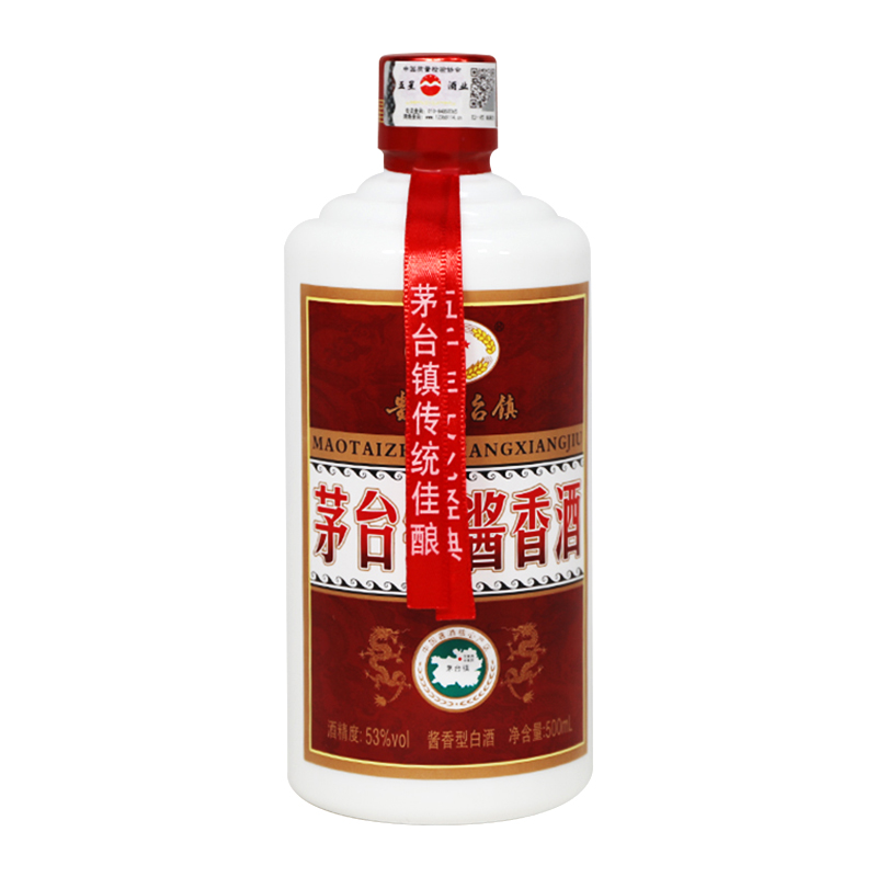 53度五星酱酒2019年茅台镇酱香酒500ML白酒