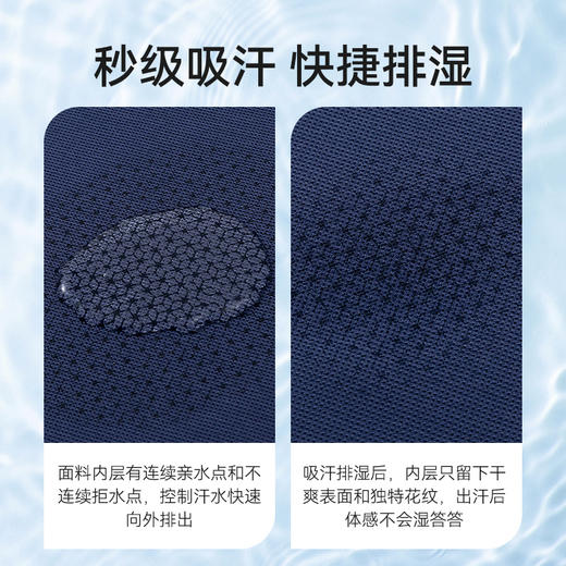 十如仕单向导湿夏季短袖t男士圆领透气舒适户外休闲简约男T恤-T33-01 商品图5