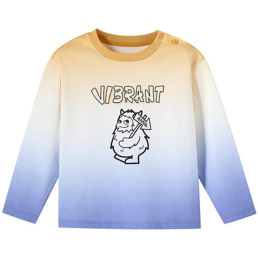 男童圆领SORONA长袖T恤春季新款安奈儿童装实体店同款XB511556 商品图7