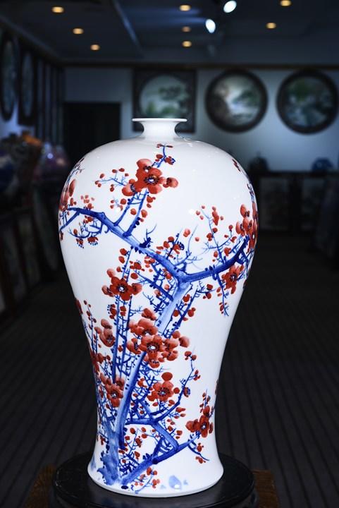 青花釉里红梅开五福 商品图0