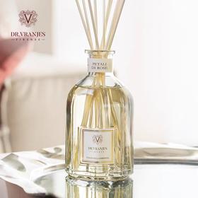 意大利Dr.Vranjes馥意世玫瑰花瓣藤条香薰留香除异味