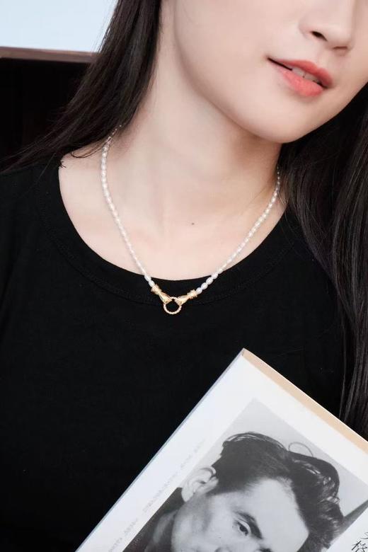 【正品单】刘亦菲同款 MI**联名小米粒淡水珍珠项链 商品图9