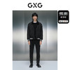 GXG男装 黑色时尚压花翻领夹克 冬季热卖GEX12129234 商品缩略图1
