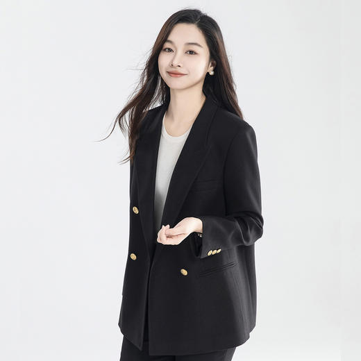 火桐hooton 纵横职场 绵羊毛混纺西装外套288862 商品图4