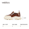 westory2024年春季新款厚底增高舒适女鞋W24AM56711 商品缩略图3