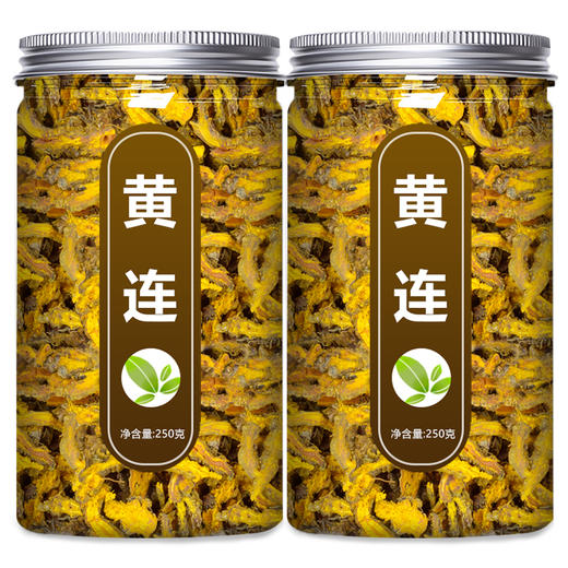 黄连中药材批发泡水喝泡茶正品野生四川鸡爪川黄莲片粉500g克生地 商品图4