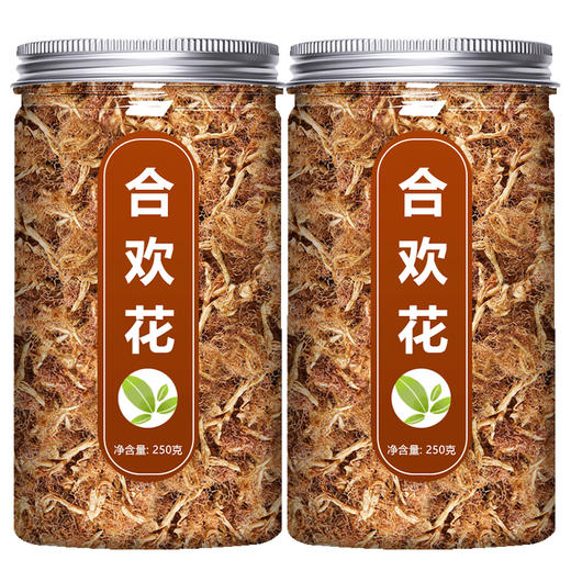 合欢花干花中药材野生合欢花茶干泡茶泡水枕头香囊和夜交藤的作用 商品图4