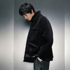 GXG男装 黑色羊羔毛立领夹克 冬季热卖夹克 GEX12129554 商品缩略图2