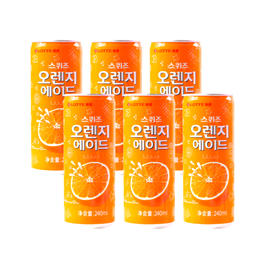 乐天橙味碳酸饮料【240ml】