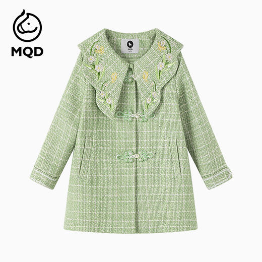 【秒】【特】【MQD】【专柜同款】女童绣花冬大衣外套 商品图4