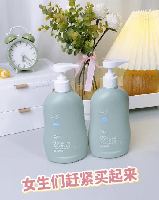 【99.9%⁧抑菌】儿童配方，‌孕妇、‫婴儿、⁢学生党必囤去姨妈渍、⁧尿黄渍真的绝！⁢升级500ml量贩装一泵解决👙清洁难题两大瓶【润本内衣专用洗衣液】 商品图3