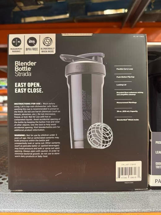 💪🔥 260元/组！BlenderBottle 高颜值摇摇杯（2个装）🏋️‍♀️ 健身党、奶昔爱好者必备！随时随地轻松摇匀，✨ 商品图4
