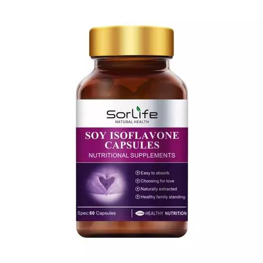 sorlife大豆异黄酮胶囊 月见草油更年期调理巢月舒女性保养进口 商品图4
