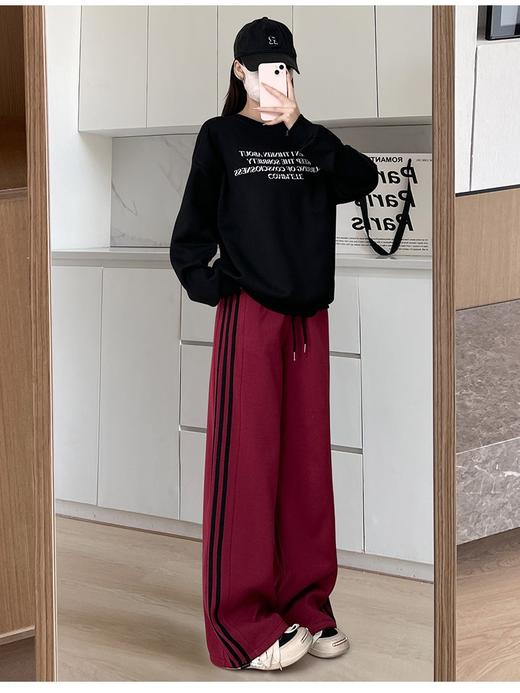 【三杠抽绳运动裤】巨巨巨巨遮腿型~一裤两穿 怎么穿都好看！ 商品图8