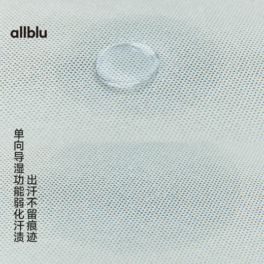【春Vol.3】allblu男装“出汗不留痕迹”25春【速干珠地polo】｜肌理短袖ZY 商品图2