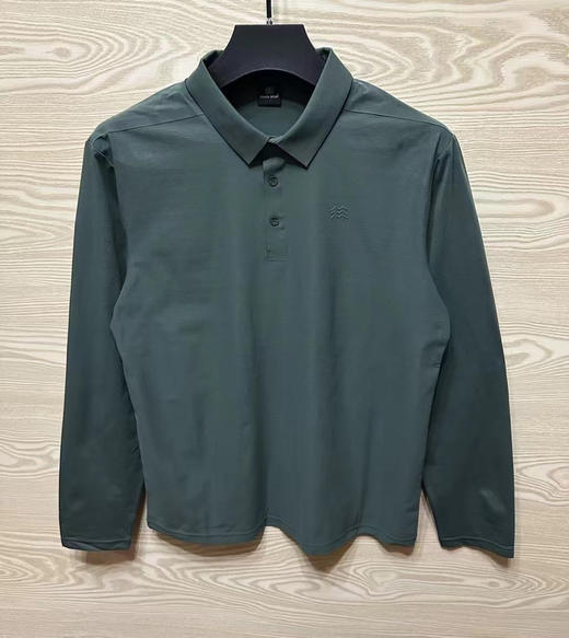 正品 可隆25 新款压胶 Polo衫长袖户外运动速干弹力
黑色，藏青，墨绿
尺码M～4XL 
摆脱束缚 自在通勤！ 商品图5