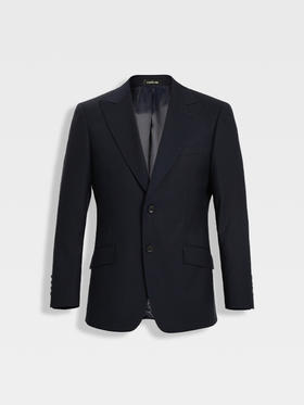 callisto高阶商务系列藏青绵羊毛西服