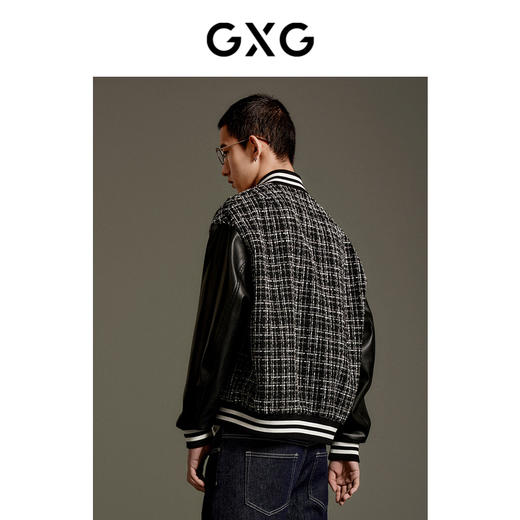 GXG男装 小香风棒球夹克外套   秋季热卖夹克 GEX12113003 商品图3
