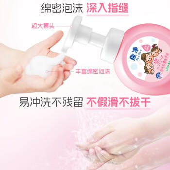 狮王（Lion）趣净泡沫抑菌洗手液纯净爽肤香250ml家庭全家适用儿童天然进口 商品图3