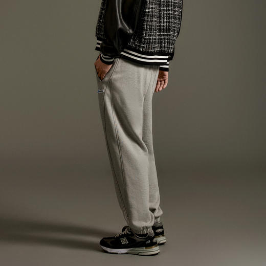 GXG男装  麻灰色收口针织长裤秋季热卖GEX10212943 商品图2