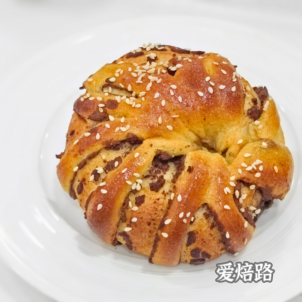 经典豆沙面包卷 低碳生酮包 含麸质