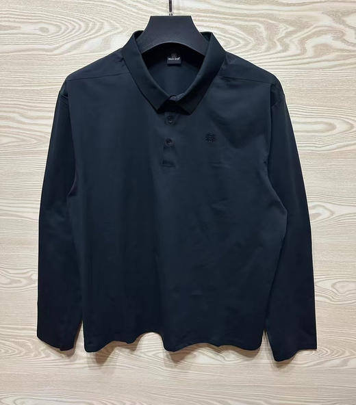 正品 可隆25 新款压胶 Polo衫长袖户外运动速干弹力
黑色，藏青，墨绿
尺码M～4XL 
摆脱束缚 自在通勤！ 商品图4