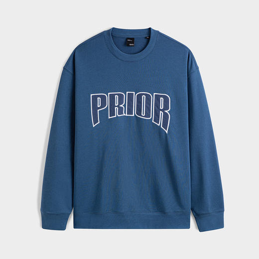 GXG男装 蓝色贴布绣字母卫衣秋季热卖时尚卫衣GEX13113383 商品图4