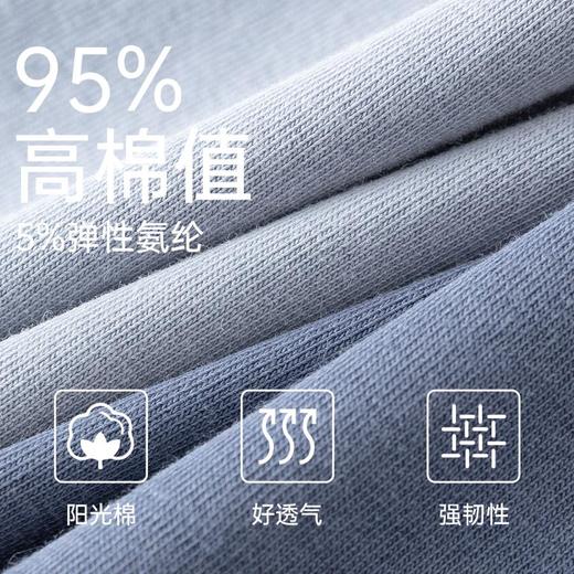 3部顶瓜瓜简约弹力棉质男士内裤3条31256-3 商品图3