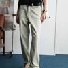 顺丰包邮洛诗琳35453春季新款天然纯棉做旧复古直筒老爹裤0016 商品缩略图0