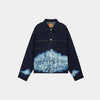 Markaware SHORT DENIM JACKET 有机棉丝绸混纺褪色加工牛仔夹克 商品缩略图0