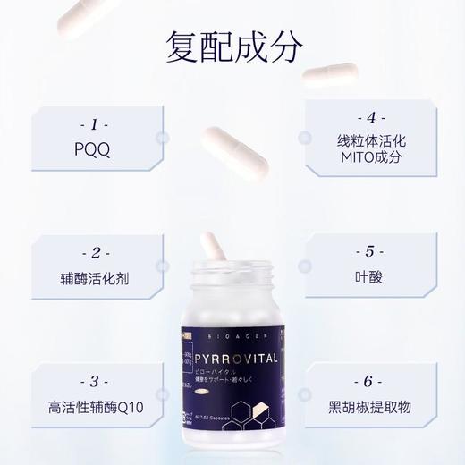 Bioagen博奥真派络维基础款pqq线粒体pro辅酶q10小蓝泵维诺派日本 商品图2