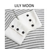 【热卖爆款】LILYMOON天丝羊毛条纹衬衫袖宽松T恤---现货 商品缩略图4