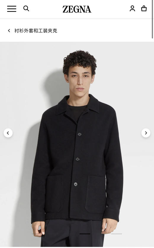 E.Z 100羊毛呢子翻领 夹克外套 WT824 商品图0