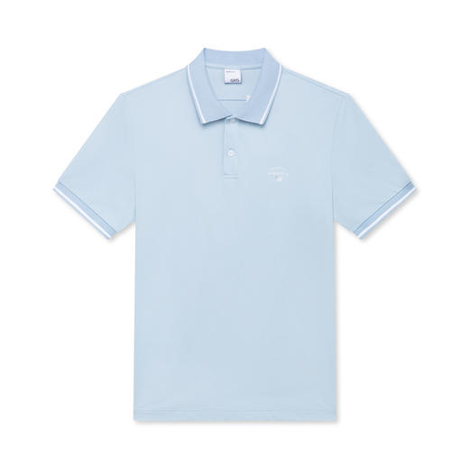 GXG男装  浅蓝色时尚精致绣花短袖POLO衫T恤 夏季热卖翻领T恤 商品图4