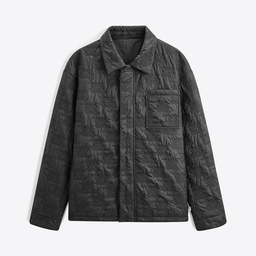 GXG男装 黑色零压翻领棉夹克 冬季热卖夹克 GEX12128144 商品图4