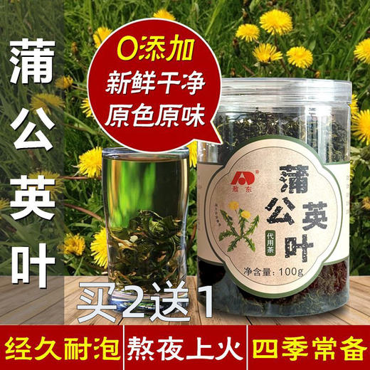 吉林敖东蒲公英茶官方正品特级野生中药材泡水喝养生去火清热干叶 商品图0
