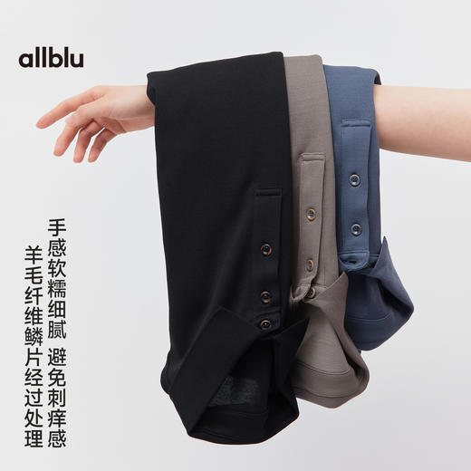 【春Vol.3】allblu男装“像运动T一样干爽”25春【羊毛机能珠地Polo】T恤ZY 商品图4