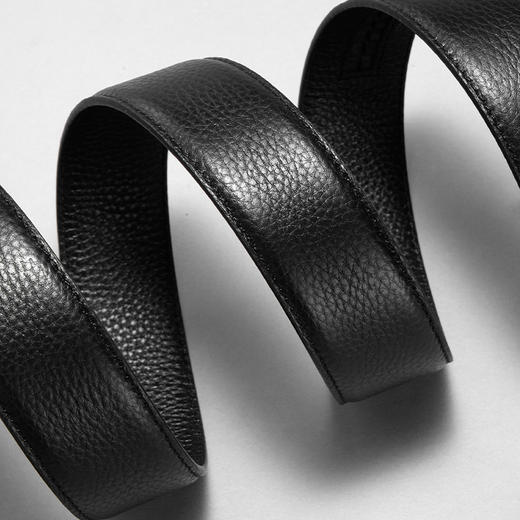 【婚礼季】柒牌男装配饰自动扣腰带2025秋季新款商务经典休闲真皮皮带礼盒装127P70160 商品图4