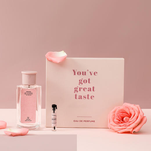 「丝丝入扣~香水礼盒」dvvrEnri鹿安莉香水女用女士香水50ML粉色礼盒装香氛精油 商品图4