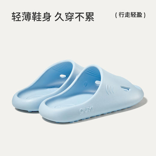 【专享】朴西大鲨鱼拖鞋男女夏季薄底家居室内家用洗澡防滑防臭eva凉拖鞋男 商品图2