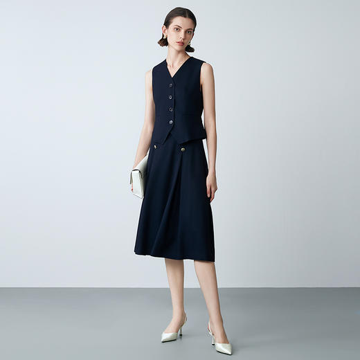 EITIE爱特爱春季新款时尚百搭修身显瘦马甲外套7703410 商品图3